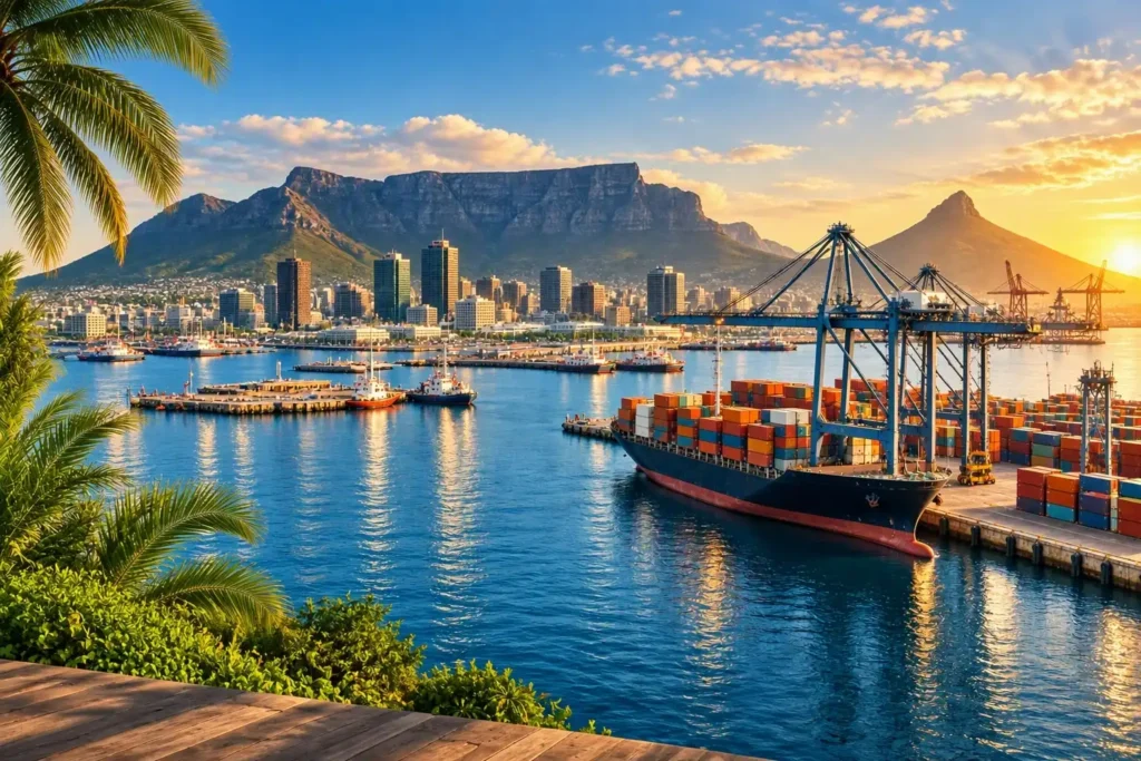 African cityscape representing potential agricultural trade markets
