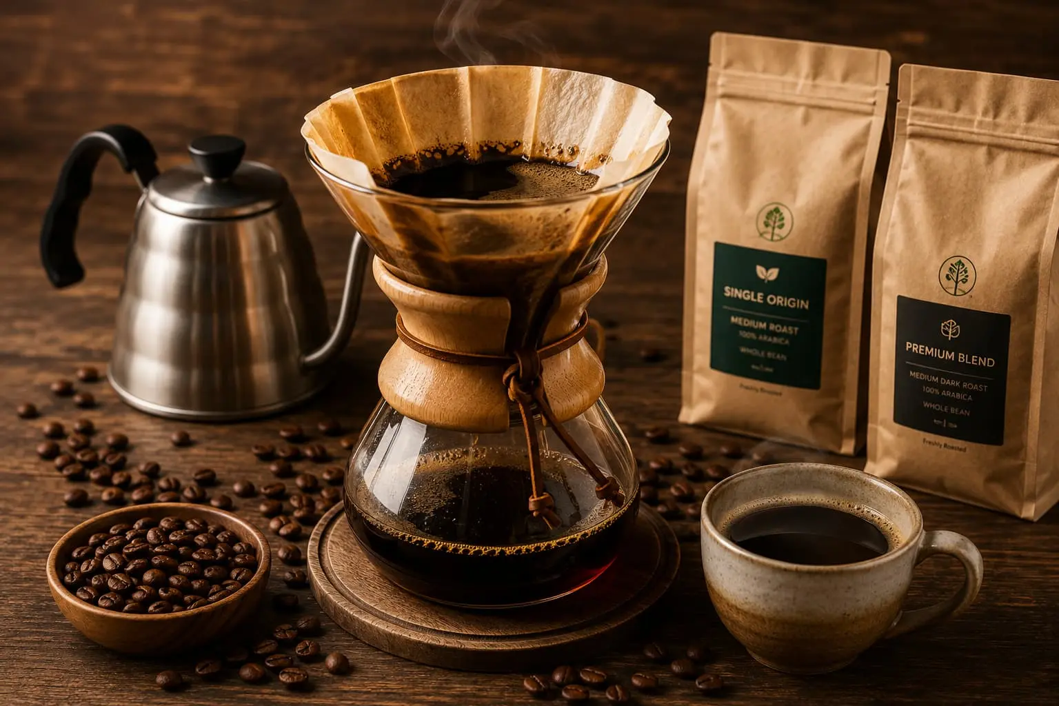 Specialty coffee products from India