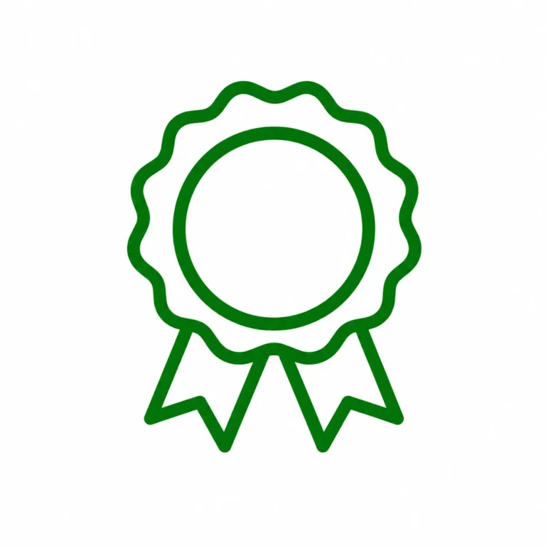 Icon representing quality inspection before shipment